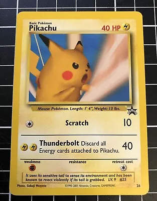 Pikachu Snap # 26 [NM]  Black Star Promo Card - Pokemon Card Vintage [1995-2001] • $33