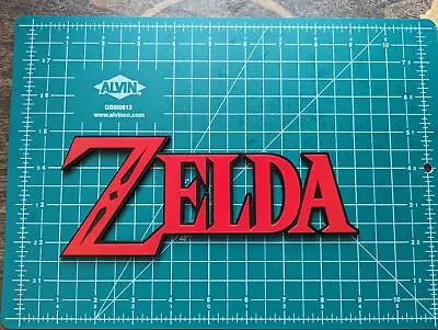 Legend Of Zelda 3D Printed Title Logo Sign Display Wall Stand Shelf NES Art • $12.50