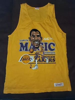 Mitchell & Ness Los Angeles Lakers (m) Earvin  Magic  Johnson Tank Top T-shirt • $43.89