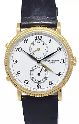 Patek Philippe Travel Time 5034 18K Yellow Gold Mens Watch Box/Papers 5034J • $16700