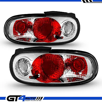 1990-1997 Mazda MX-5 Miata NA Roadster Chrome Taillights Tail Lights Lamps Set • $80.64