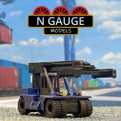 N Gauge Scale 1:148 Container Reach Stacker Handler  (Crane Forklift  1:160) • £11.99