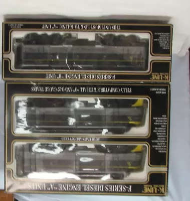 K-Line Chesapeake & Ohio Diesel Locomotive Set (3-Car Set) O Gauge • $175