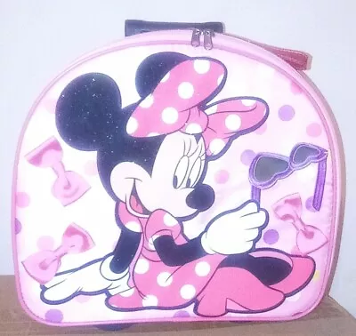 Disney Minnie Mouse Rolling Luggage Overnight Carry On Suitcase Kids • $23.95