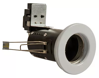 Fixed Fire Rated GU10 Down Light Fitting Mount White IP20 Ceiling LED Halogen • £6.99