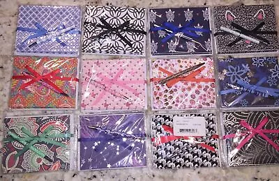 VERA BRADLEY Notecards With Pen CHOOSE Your Pattern New In Original Package NWT • $11.95