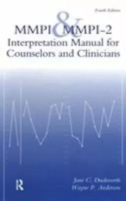MMPI & Mmpi-2: Interpretation Manual For Counselors And Clinicians • $8.46