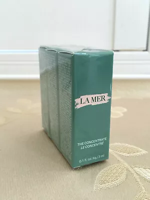 La Mer 3x The Concentrate Serum 0.1oz/3ml Anti-aging Travel Sealed Box NEW • $49.99