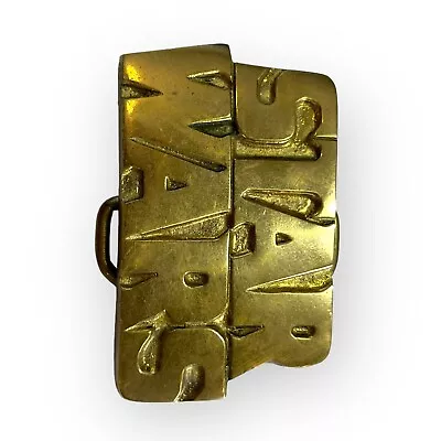 STAR WARS Vintage 70s Solid Brass Belt Buckle • $37.43