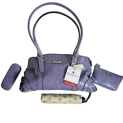 Rosetti Purse Handbag Lilac Lavender Purple Umbrella Eyeglass Cosmetic Case Y2K • $67.36