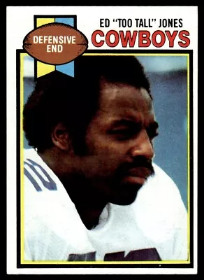 1979 Topps Football Card Ed Too Tall Jones Dallas Cowboys #24 • $0.99