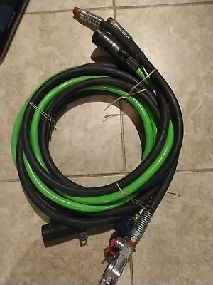 12'- 7 Way Electrical Trailer Cord Cable Abs & Air Line Hoses • $75