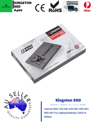 $42 • Buy Kingston A400 SSD 2.5  SATA 3 Internal Solid State Drive + Free SATA Cable