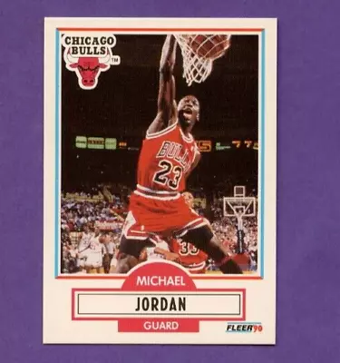 Michael Jordan 1990-91 Fleer #26 NM-Mint CENTERED GORGEOUS CARD HOF Bulls • $0.01