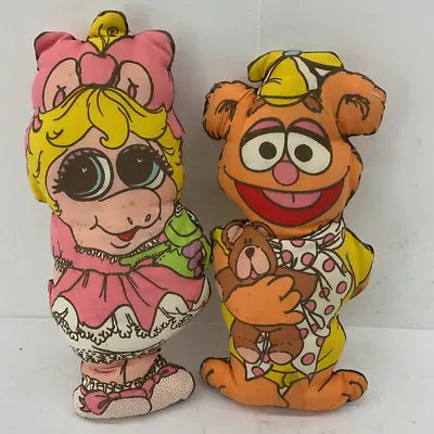 The Muppets Multicolor Stuffed Animal Plush Pillow Toy Dolls Fozzie Miss Piggy • $31