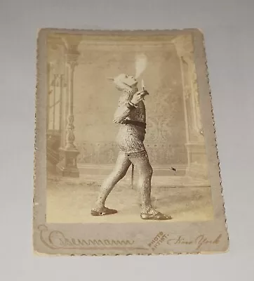 1890s Cabinet Photograph - Charles Griffen Magician Fire Eater Circus Performer • $370