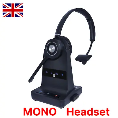 JPL MONO USB Headset With Microphone Wireless Headphone For Phone Call Center • £75.05