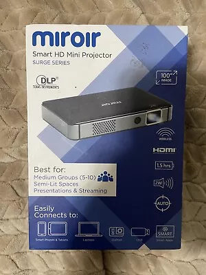 Miroir M300a Surge Series Wireless Smarthd Dlp Mini Projector • $120