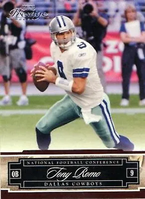 $1.49 • Buy 2007 Playoff Prestige #44 Tony Romo Dallas Cowboys