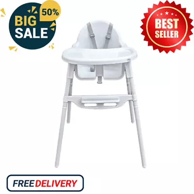 Kids Eating Mess Highchair Baby Chair Junior High Seat Safety Harness Feeding • £27.95