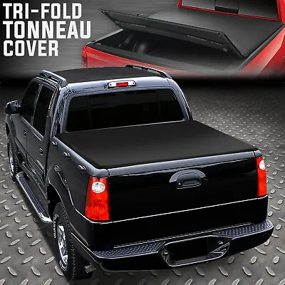 For 01-05 Ford Explorer Sport Trac 4'2  Bed Tri-fold Soft Trunk Tonneau Cover • $147.88