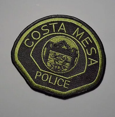 Costa Mesa Police Subdued Olive Drab Patch ++ Mint Orange County CA • $42.49