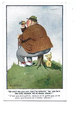 Donald Mac Gill Illustration - Men And Small Chien • $2.13