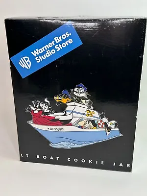 Warner Bros 2000 Looney Tunes LT Boat Cookie Jar NRFB • $160