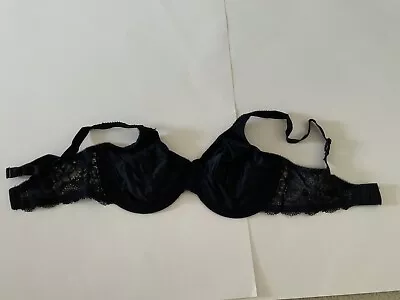 Wacoal #855187 BLACK Inspiration Underwire Full Coverage Bra Size US 38D • $22