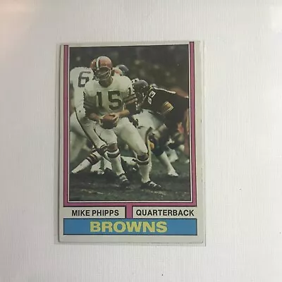 1974 Topps Mike Phipps #87 Cleveland Browns • $0.99