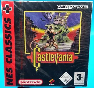 Castlevania NES Classics - Game Boy Advance GBA - New Factory Sealed UK PAL • £229.99