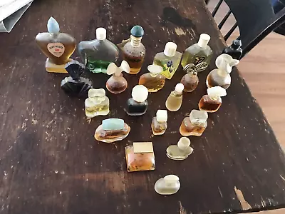 Miniature Small Perfume Bottles Lot Of Vintage Perfumes Full Partial Empty • $16.45