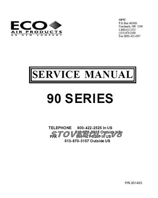 ECO Tireflator Models 93 94 95 97 & 98 Air Meter Repair & Service Manual • $9.98