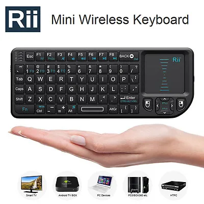 Rii X1 2.4Ghz Mini Wireless Keyboard Touchpad Smart TV Android TV Box PC • $21.32