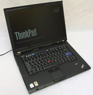 Lenovo Thinkpad T61 Core 2 Duo T7300 2.0GHz 4GB 320GB 15.4  Laptop Vintage • $79.99