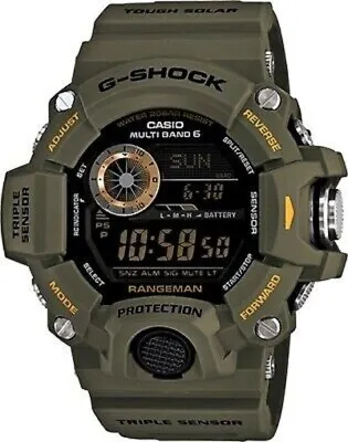 Casio G-Shock GW9400-3 Atomic Watch Rangeman Military Triple Sensor Tactical • $220