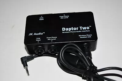 JK Audio Daptor Two Bluetooth Cell Phone Audio Interface Mint 2g • $100