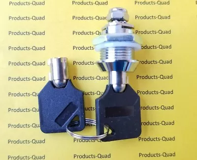 $11.99 • Buy Homak Tool Box Replacement Tubular Cam Lock 5/8  Quarter Turn. Retaining Key