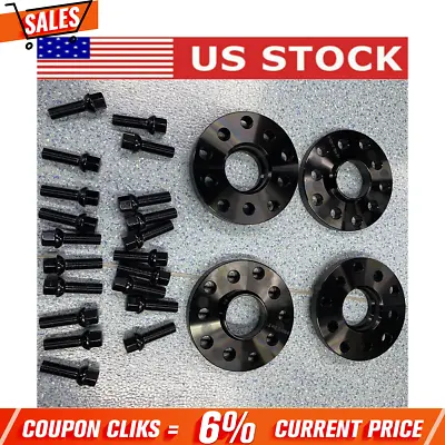 15mm+20mm 5x100/ 5x112 Hubcentric Wheel Spacers Adapters For VW Audi 57.1mm Bore • $56.76