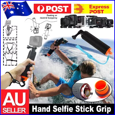 $11.21 • Buy Floating Hand Grip Handle Mount Selfie Stick Float For GoPro Hero 8 7 6 5 Camera