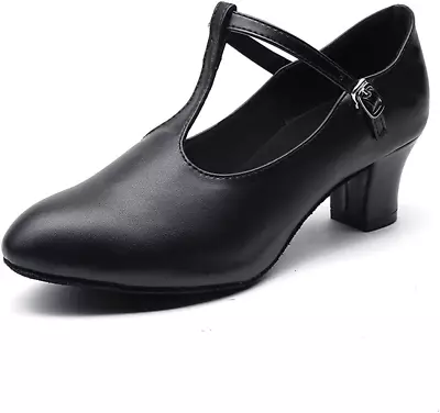 MSMAX Girls Latin Shoe Women's Professional Leather Ballroom Modern...  • $52.99