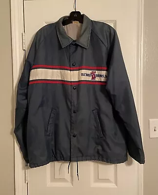 Vtg Ole Miss Rebels Mens Large Windbreaker Light Jacket University Mississippi • $64.99