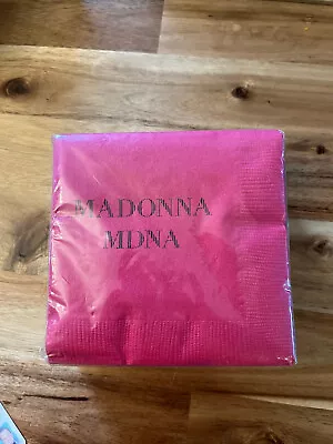 Madonna MDNA Tour After Party Napkins Extreemly Rare - 50 Unopened Memorabilia • $30