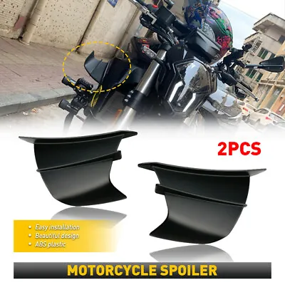 1Pair Motorcycle Side Winglets Air Deflector Wing Kit Spoiler For Harley Victory • $15.19
