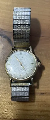 Vintage 1940's Elgin DuraPower Manual Wind Men's Wrist Watch • $45