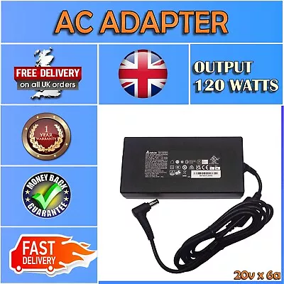New Replacement 120w Ac Adapter Psu For Asus N750 Series 5.5mmx2.5mm Pin Size • £32.99