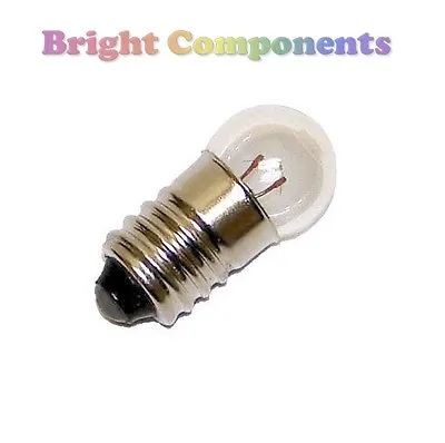 2x MES Miniature Lamp Light Bulb : 1.5V To 12V : 11mm : E10 : 1st CLASS POST • £1.69