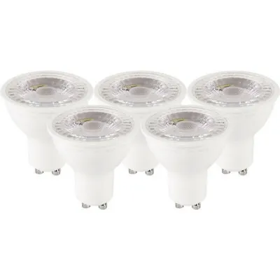 Meridian 5w Led Gu10 Bulb Spot Light Down Light Lamp Pack Of 5 Cool White 6500k • £7.99