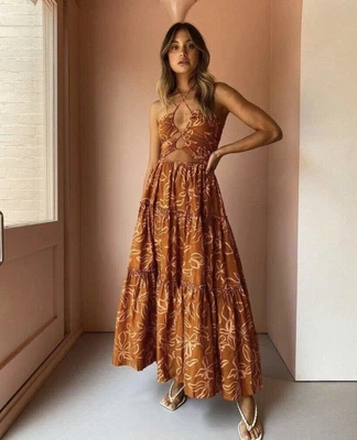 $150 • Buy Bec & Bridge Aurora Maxi Dress AU 10