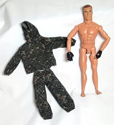 Vintage 1996 Hasbro Pawtucket GI Joe Action Figure 11  Doll Moveable Hands Feet • $16.95